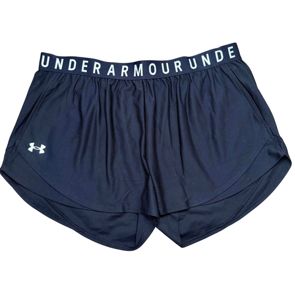 NWT! Under Armour Black HeatGear Athletic Shorts Size XL